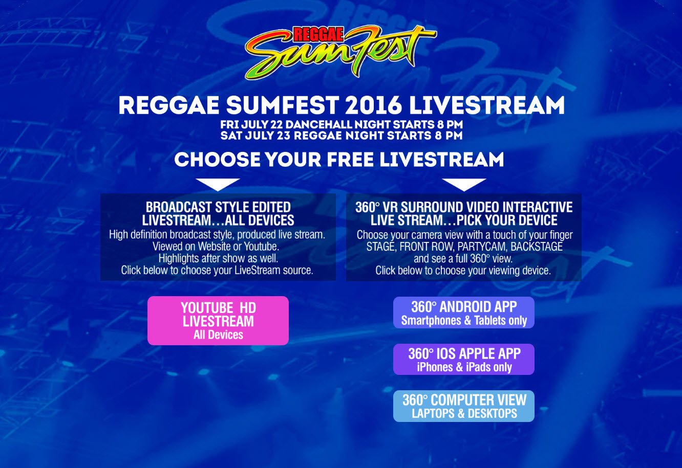 Reggae Sumfest Livestream